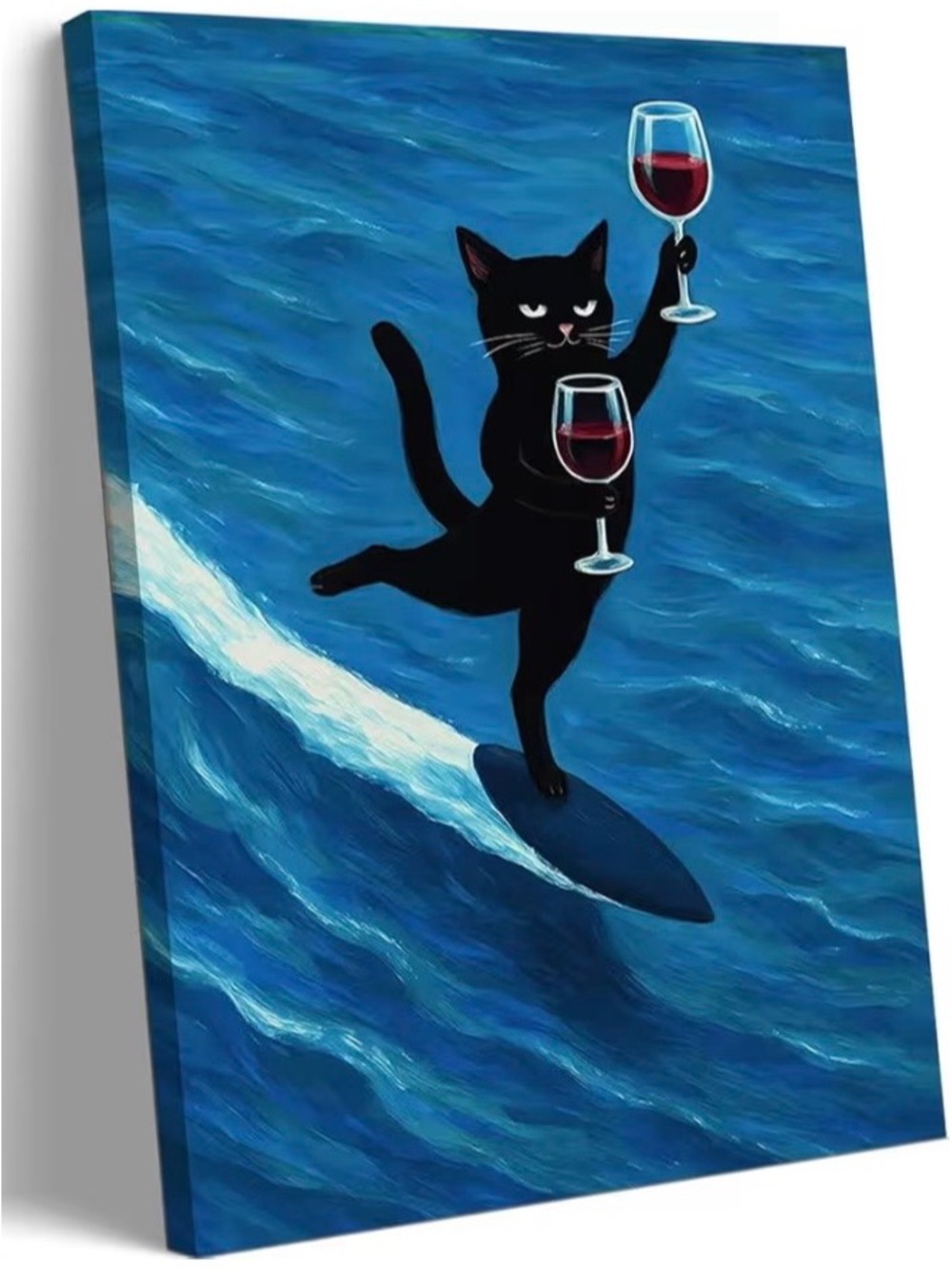 Funny Cat Wall Art Canvas New